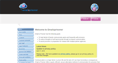 Desktop Screenshot of emailaprisoner.com