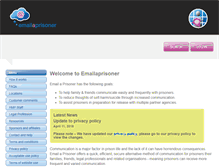 Tablet Screenshot of emailaprisoner.com